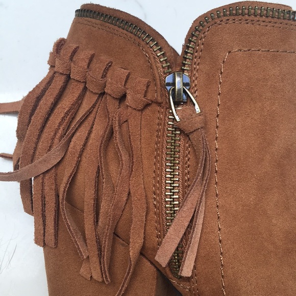 DV by Dolce Vita Peep Toe Fringe Booties - Picture 3 of 5